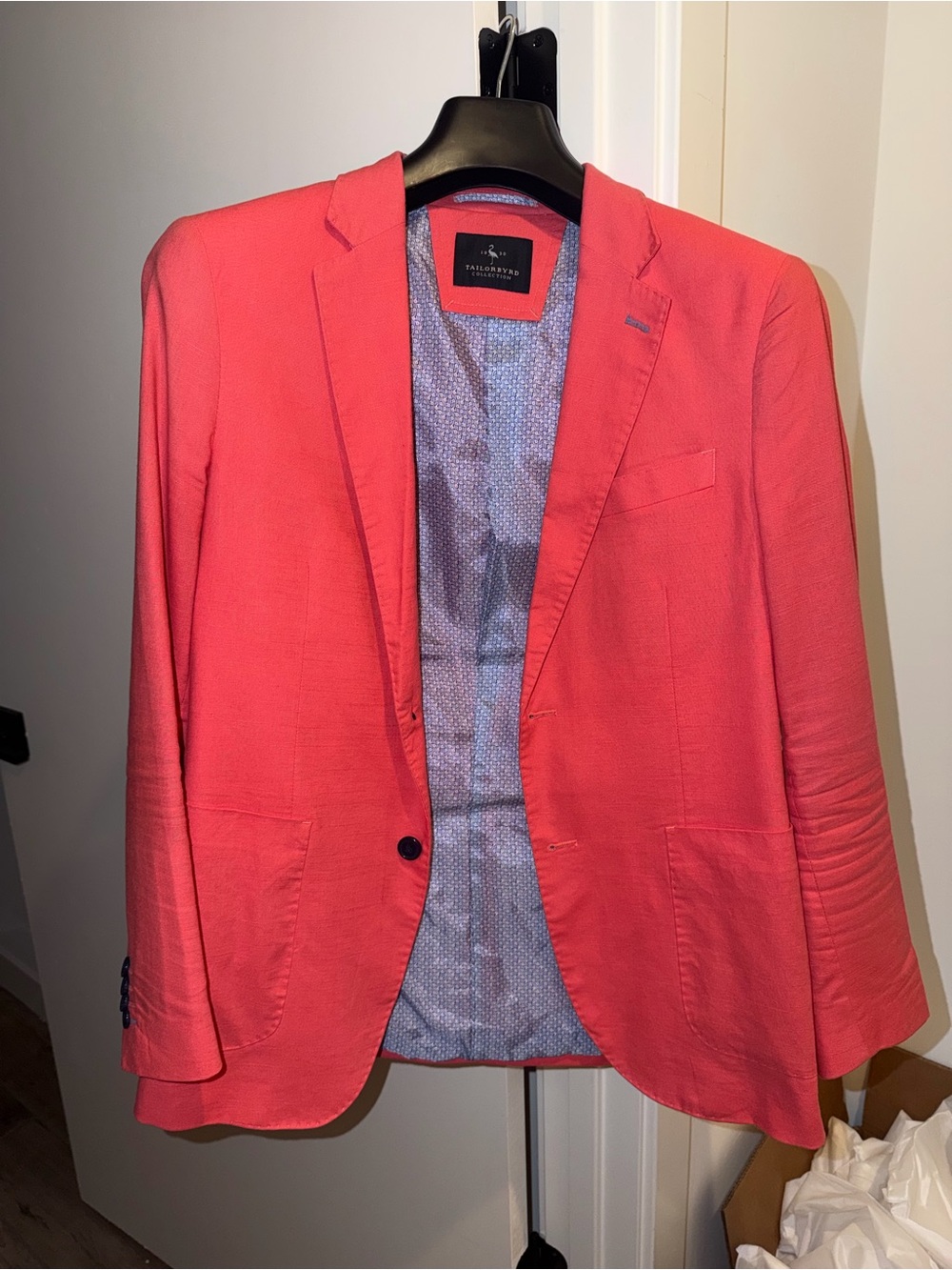 Tailorbyrd Coral Pink Men's Sport Coat